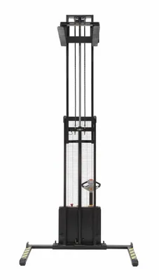 Vestil S-150-AA-DM pallet stacker shown from an alternate angle