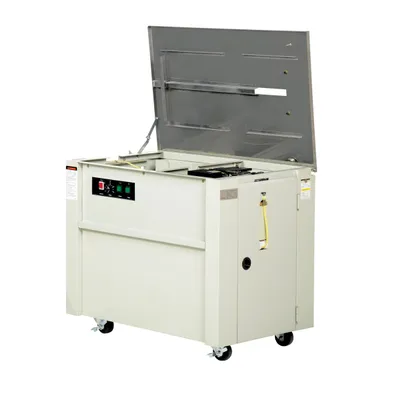 Vestil S-2001 strapping dispenser shown from an alternate angle