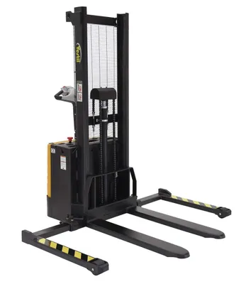 Vestil S-62-FA pallet stacker shown from an alternate angle