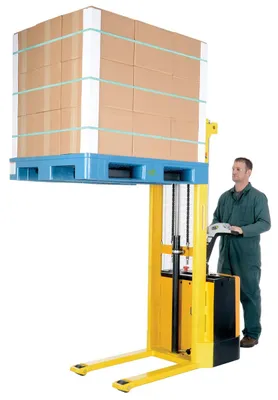 Vestil S-62-FF pallet stacker shown from an alternate angle