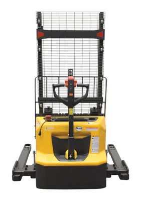 Vestil S-63-AA-LION pallet stacker shown from an alternate angle