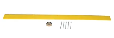 Vestil SBA-108 Plastic Speed Bump Asphalt Hardware 2