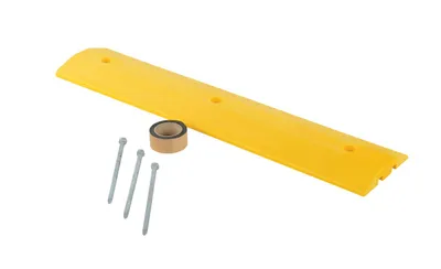 Vestil SBA-48 Plastic Speed Bump Asphalt Hardware 1