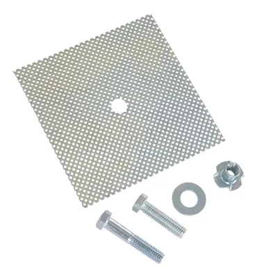 Vestil SBG-36 Plastic Speed Bump Glue Down Hardware 2
