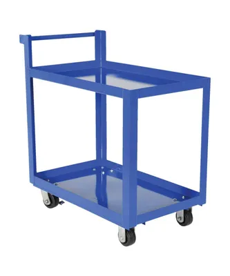 SCS2-2236 STEEL SERVICE CART TWO 22 X 36 SHELVES