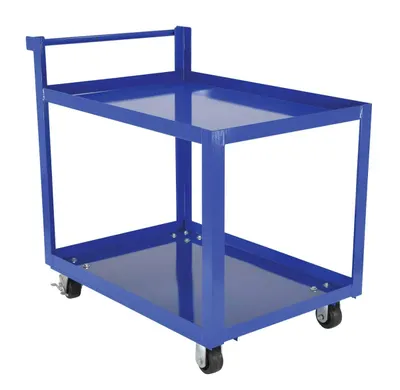 SCS2-2840 STEEL SERVICE CART TWO 28 X 40 SHELVES