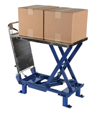 Vestil SCTAB-400 Steel Scissor Lift Table Foot Pump