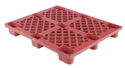 Vestil SKID-20 plastic pallet shown from an alternate angle