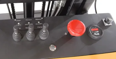 Vestil SL-118-PDGR drum handling equipment shown from an alternate angle