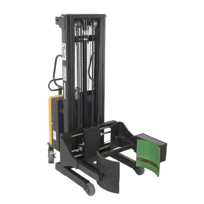 Vestil SL-118-PDGR Steel Semi Electric Drum Gripper/Rotator Stacker