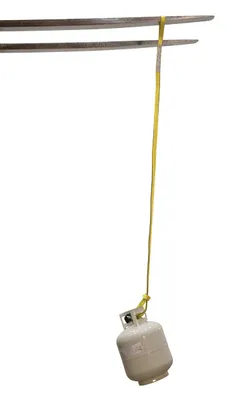 Vestil SLD-1-F-10-YL hoists and crane shown from an alternate angle
