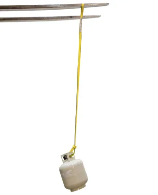 Vestil SLD-1-F-4-YL hoists and crane shown from an alternate angle