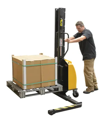 Vestil SLNM-63-AA pallet stacker shown from an alternate angle
