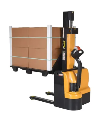 Vestil SNM-90-FF-27 pallet stacker shown from an alternate angle