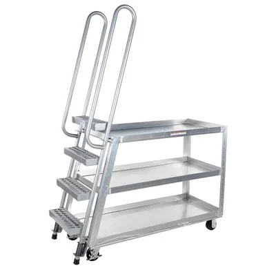 Vestil SPA-HD-2252-6MR utility cart shown from an alternate angle