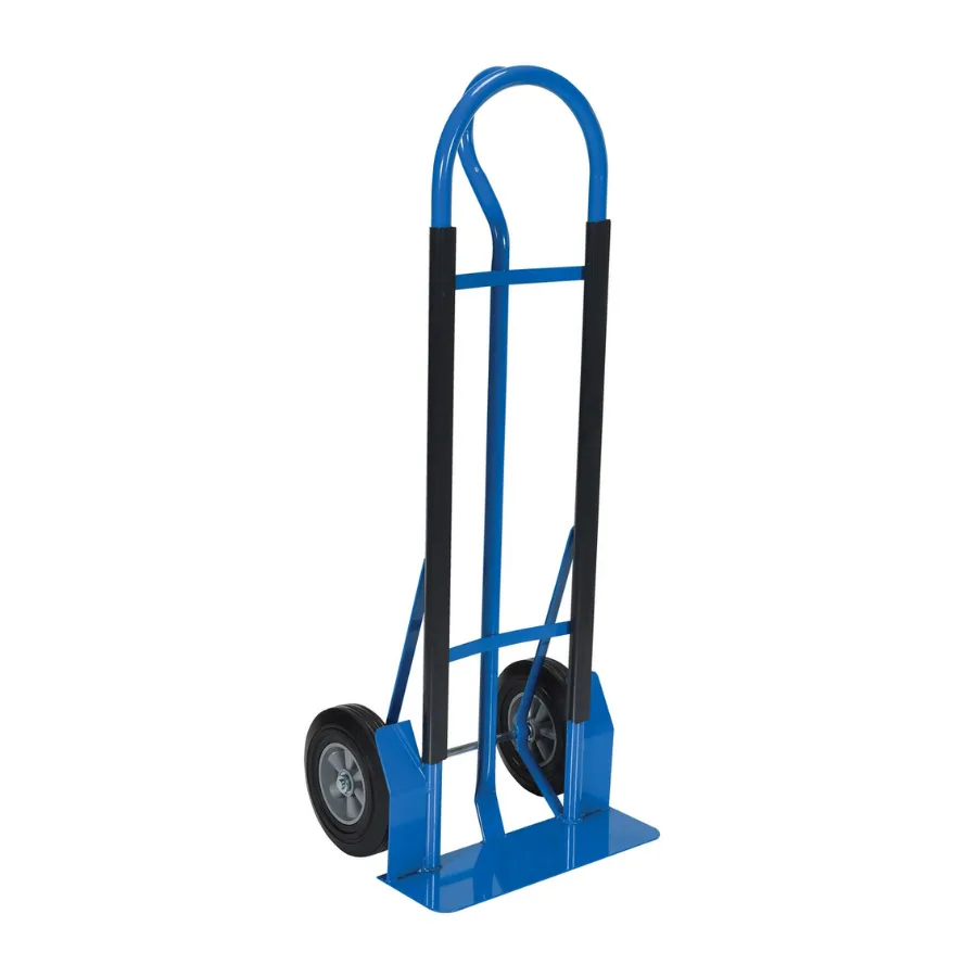Vestil SPHT-500S-HD-HR Steel Heavy Duty P-Handle Truck with Hard Rubber Wheels