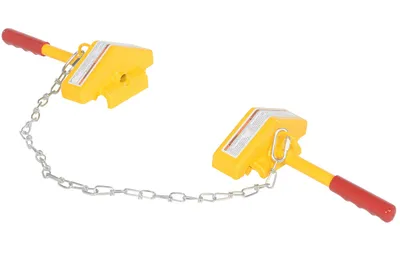 Vestil SRCSRC Steel Single Rail Chock with Single Rail Chock