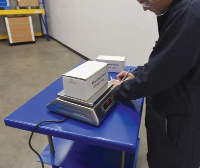 Vestil SSDSC-13 industrial scale shown from an alternate angle