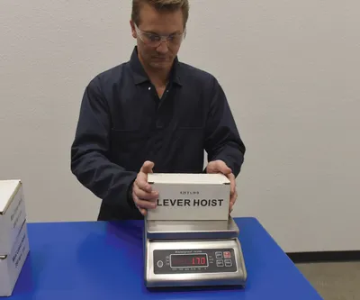 Vestil SSDSC-66 industrial scale shown from an alternate angle