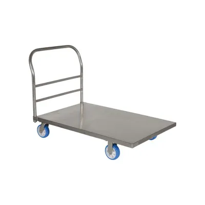Vestil SSPT-3048 201 Stainless Steel Platform Truck 2000 Lb. Static Capacity