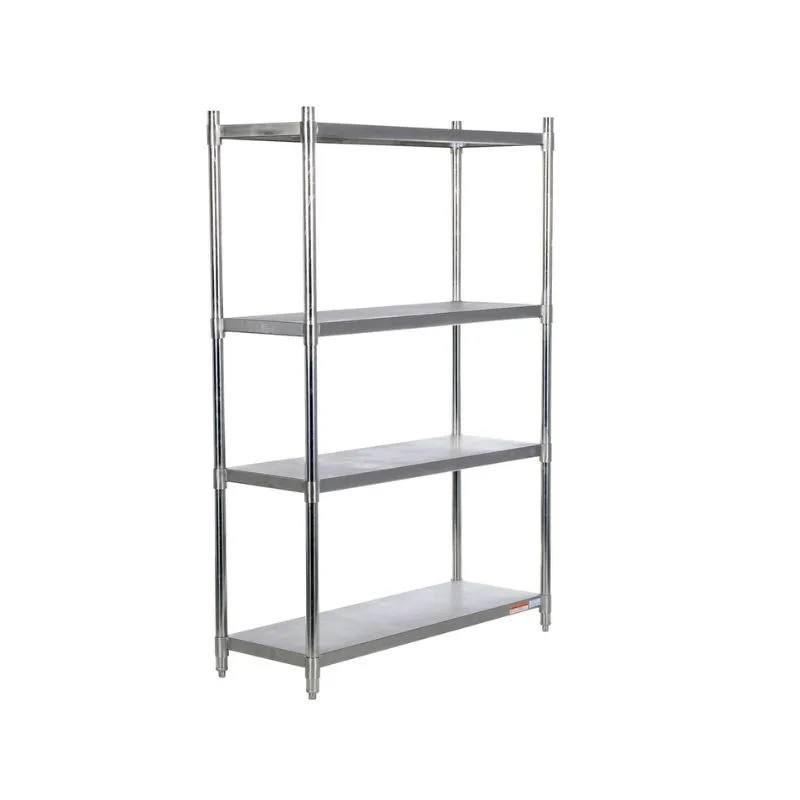 Vestil SSS-1848 Stainless Steel Shelving 600 Lb. Capacity Brushed
