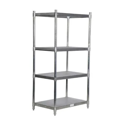 Vestil SSS-2436 Stainless Steel Shelving 600 Lb. Capacity Brushed