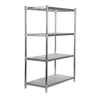Vestil SSS-2448 Stainless Steel Shelving 600 Lb. Capacity Brushed