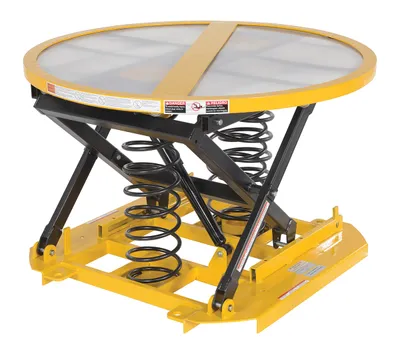 Vestil SST-45 pallet positioner shown from an alternate angle