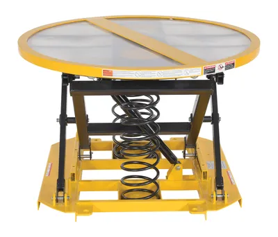 Vestil SST-45 pallet positioner shown from an alternate angle