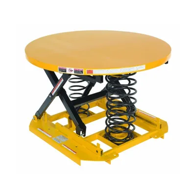 Vestil SST-45-ST Steel Top Spring Scissor Table 4500 Lb. Capacity