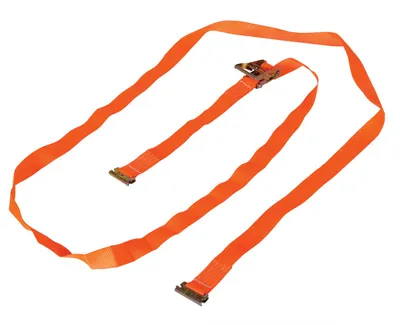 Vestil STRAP-16-RE Polyester Ratcheting Cargo Strap with E-Clip 1