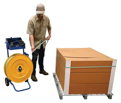 Vestil STRAP-PS-HD Steel Heavy Duty Strapping Cart 10