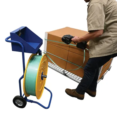 Vestil STRAP-PS-HD Steel Heavy Duty Strapping Cart 12
