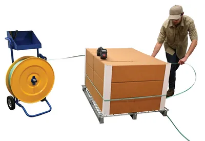 Vestil STRAP-PS-HD Steel Heavy Duty Strapping Cart 11