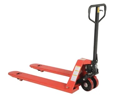 Vestil SW-PJ pallet jack shown from an alternate angle
