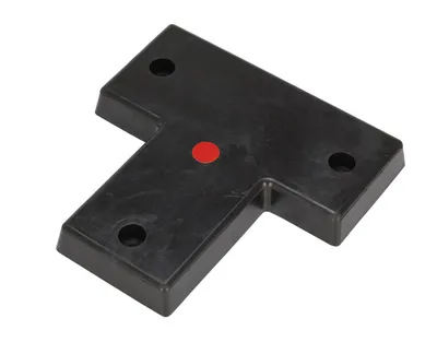 Vestil T-22 Rubber Specialty T-Shaped Molded Bumper 1