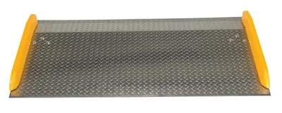 Vestil TAS-10-6036 Aluminum Dock Board Steel Curb 2