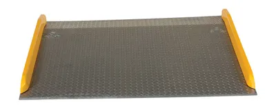 Vestil TAS-10-6048 Aluminum Dock Board Steel Curb 2