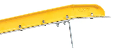 Vestil TAS-15-6036 Aluminum Dock Board Steel Curb 5