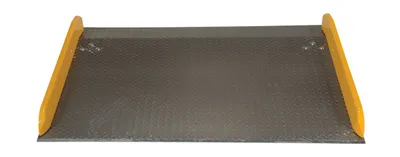 Vestil TAS-15-6048 Aluminum Dock Board Steel Curb 2