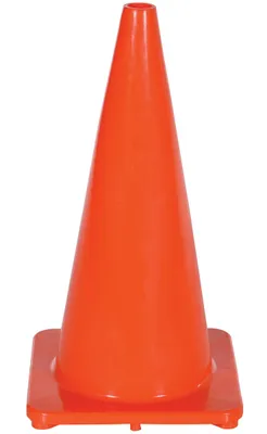 Vestil TC-28-SD 100% PVC Standard Duty Traffic Cone 3
