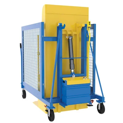 Vestil TCD-U-60-AC dumper shown from an alternate angle