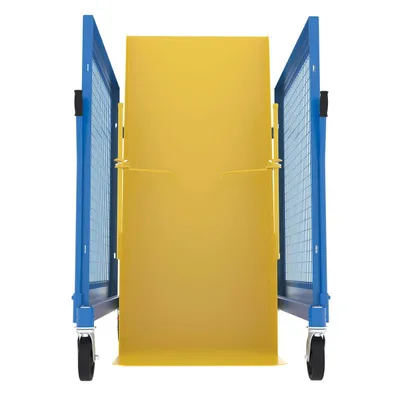 Vestil TCD-U-60-DC dumper shown from an alternate angle