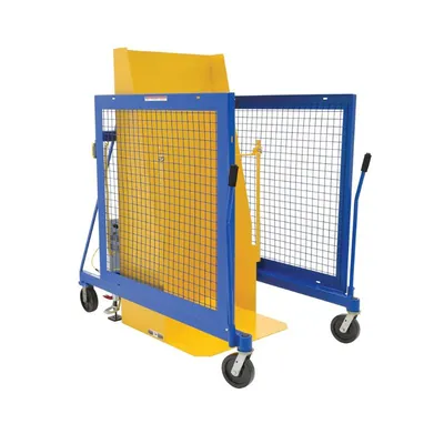 Vestil 5462.97 Steel Universal DC Powered Trash Can Dumper