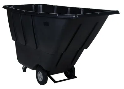 Vestil TDT-100-MD-BLACK tilt truck shown from an alternate angle