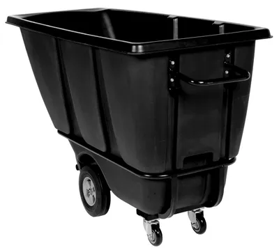 Vestil TDT-50-HD-BLACK tilt truck shown from an alternate angle