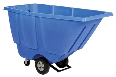 Vestil TDT-50-LD-BLUE tilt truck shown from an alternate angle