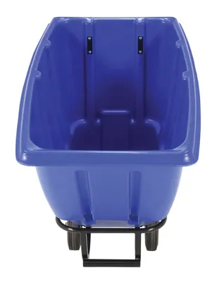 Vestil TDT-50-MD-BLUE tilt truck shown from an alternate angle