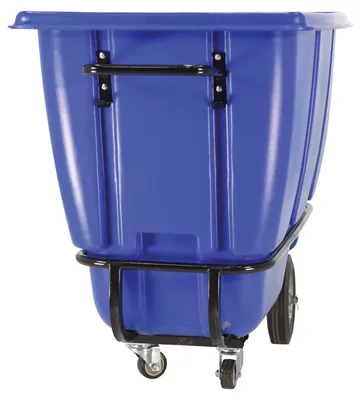Vestil TDT-50-MD-BLUE tilt truck shown from an alternate angle