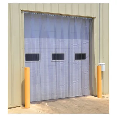 Vestil TG-1600-F-H-108-120 PVC Vinyl Strip Door 1